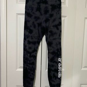 PINK Tie-Dye Yoga Pants